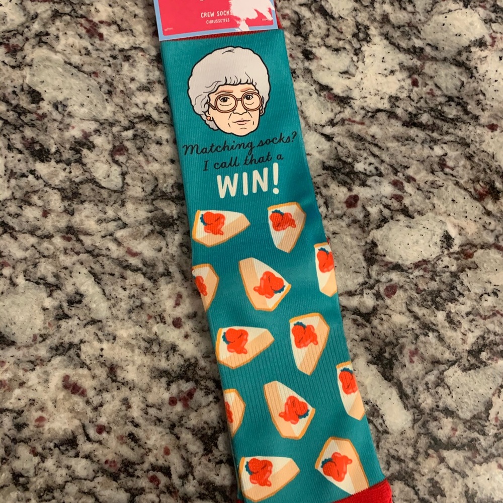 Picture it, Sicily...✨G O L D E N Girls crew socks